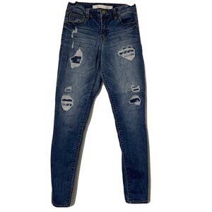 Tinselton Junior size 1 Distress Blue Jeans